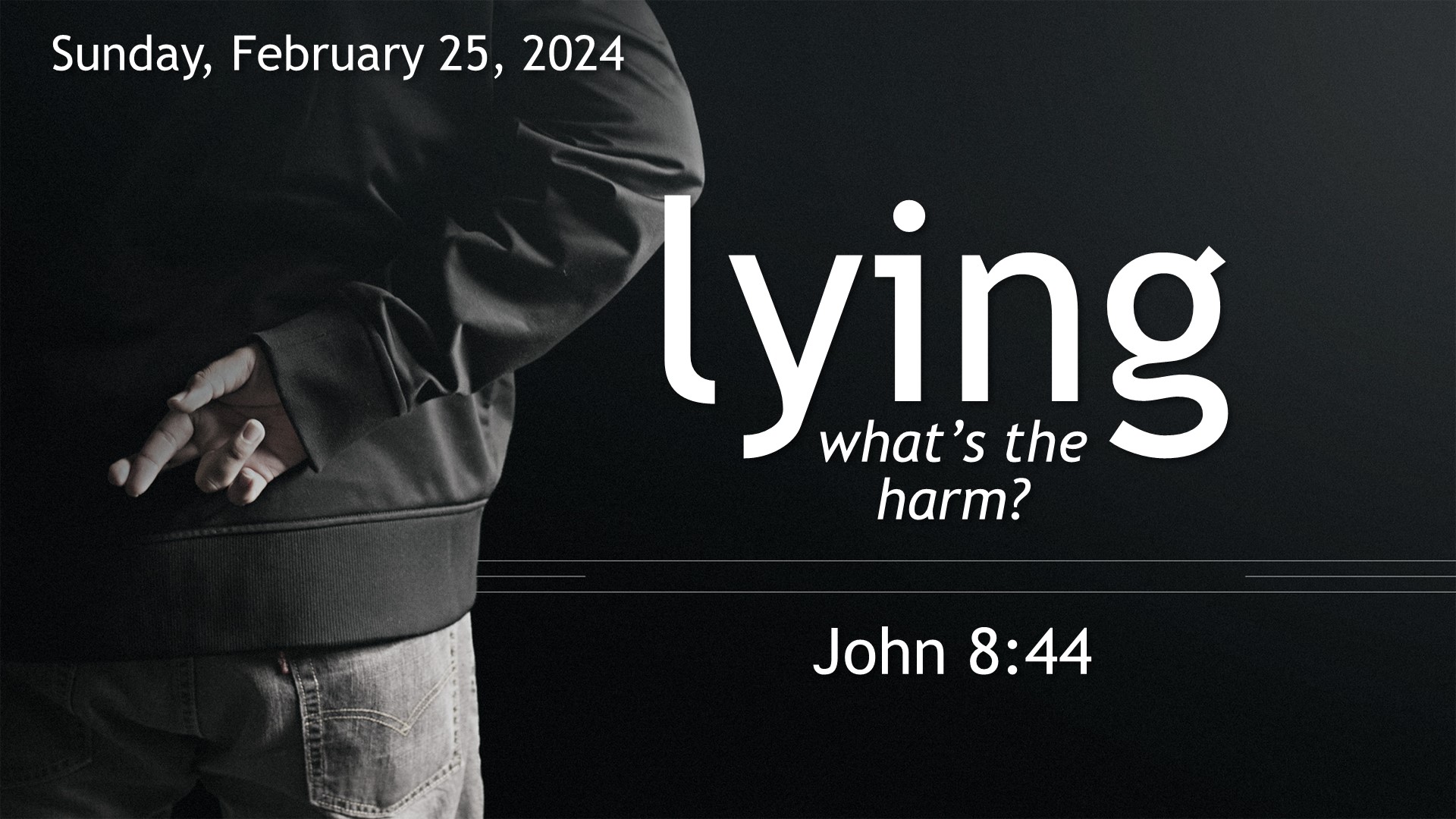 Lying - What's The Harm?
