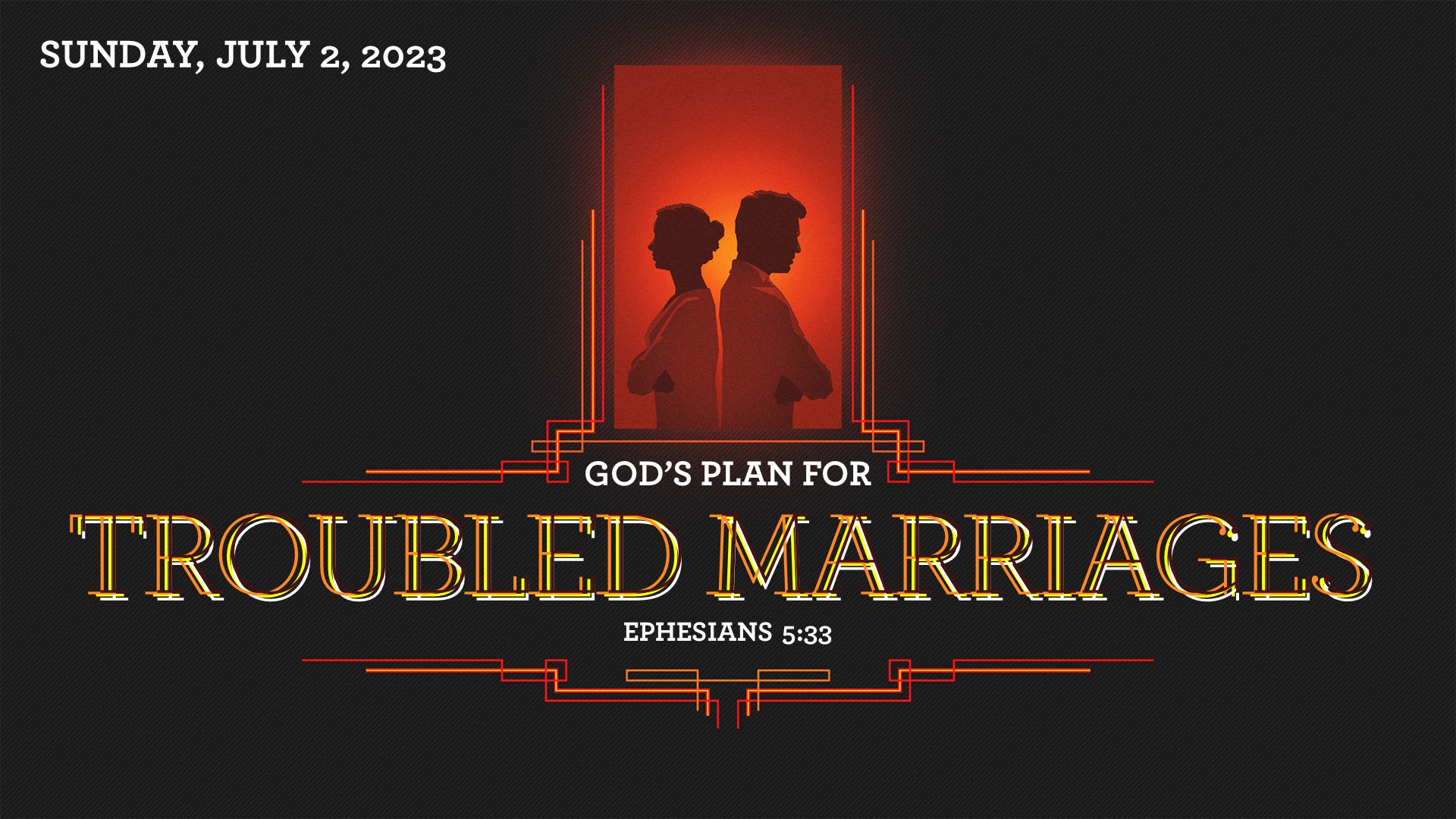 God’s Prescription For Troubled Marriages